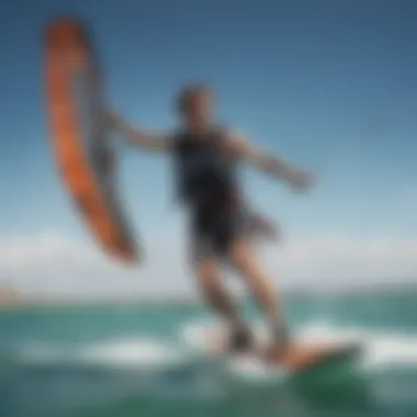 Kiteboarding enthusiasts enjoying Cabrinha wing boards on the water.