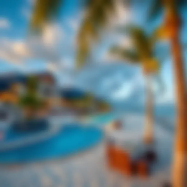 Luxurious beachfront view of Coconut Bay Resort and Spa