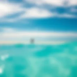 Pristine white sand beach of Boracay under a clear blue sky