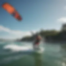 Evolution of efoils in kiteboarding technology