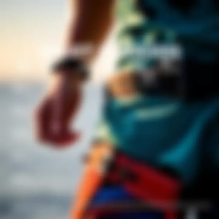 Comparison chart of different types of waist leashes for kiteboarding