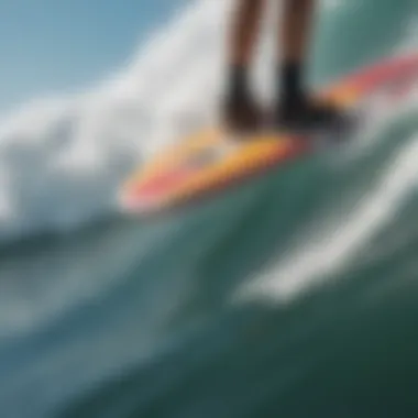 Close-up of advanced jet propulsion technology used in surfboards