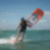 Vibrant kiteboarding scene in Key Biscayne