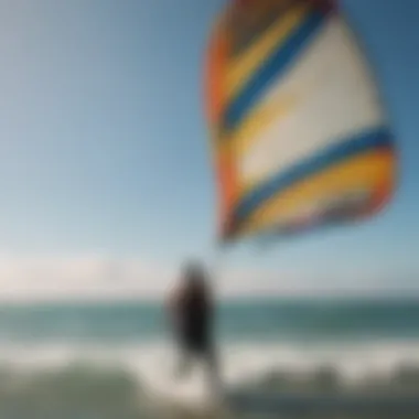 Traveler preparing Naish Kite gear for an adventure