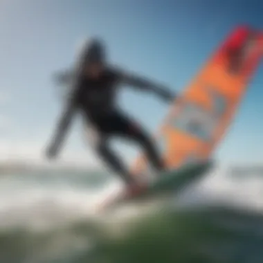 Kiteboarder maneuvering with enhanced stability through quad fins