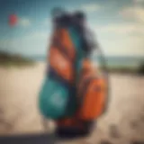 Stylish kite golf bag showcasing innovative design