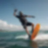 Nobile NHP Split kiteboarding gear in action on the water