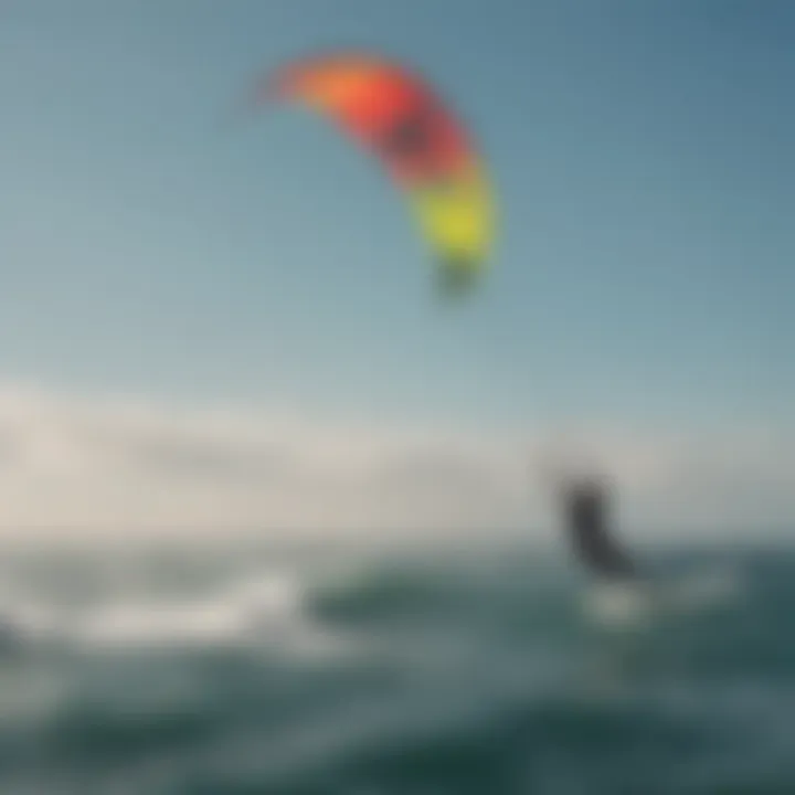 North Kiteboarding kites in action on the water