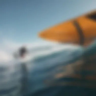 Detailed view of the materials used in slingshot surf foils highlighting innovation