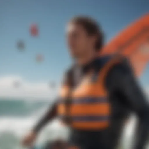 Innovative design of modern life vests for kiteboarding