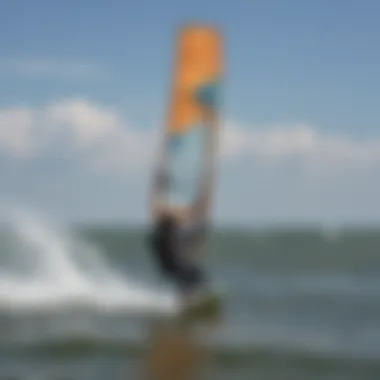 Wind patterns over Lake Erie showcasing ideal kiteboarding conditions