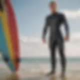 Wetsuit fit comparison on a mannequin